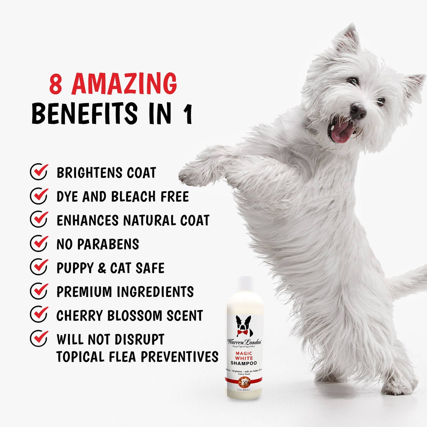 Shampoo: Magic White - 2 Sizes