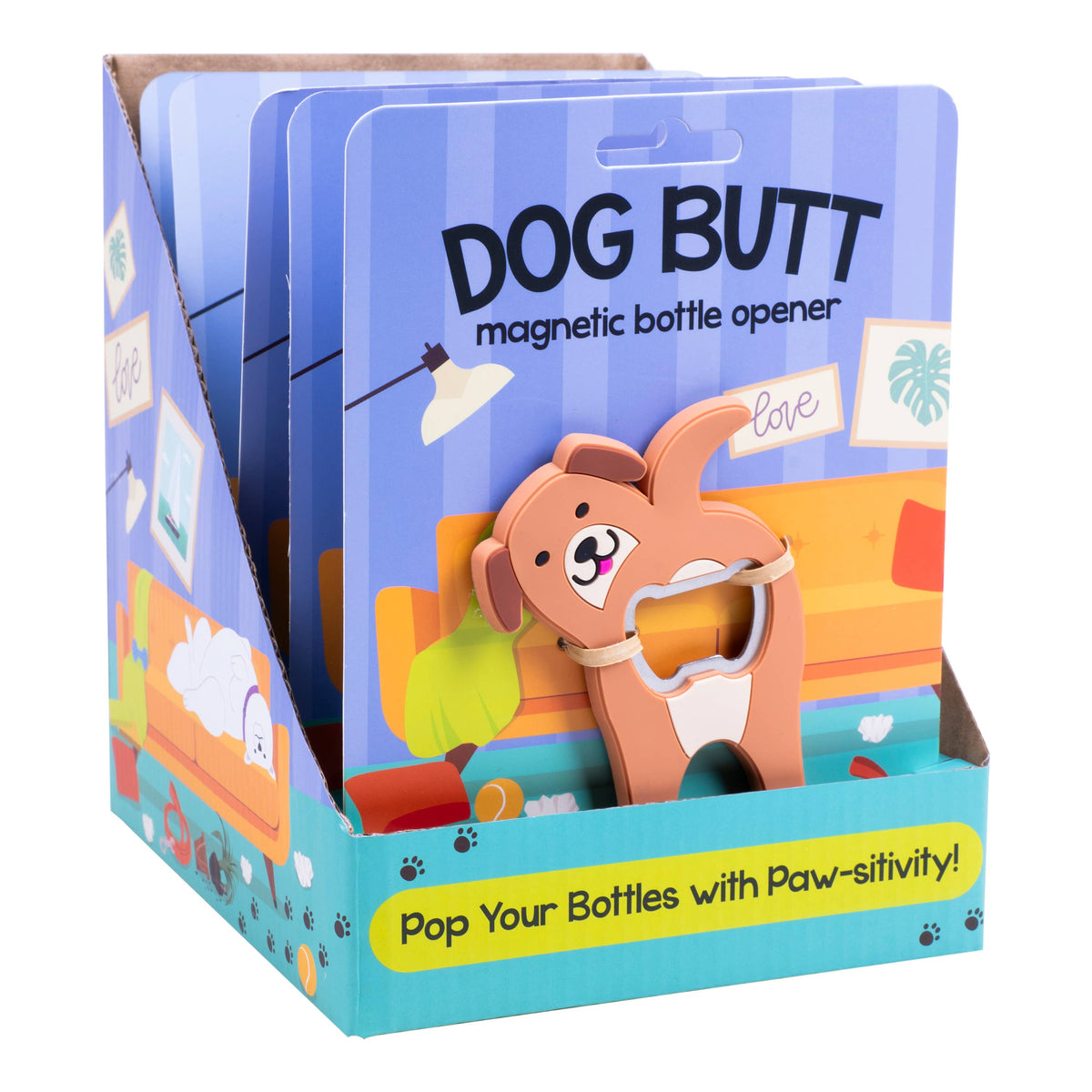 Fizz Creations Ltd - UK - Dog Butt Bottle Opener – Funny Gift for Dog Lovers & Bars