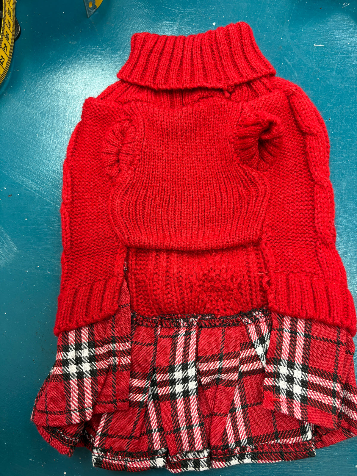 Red Tartan Dress Jumper