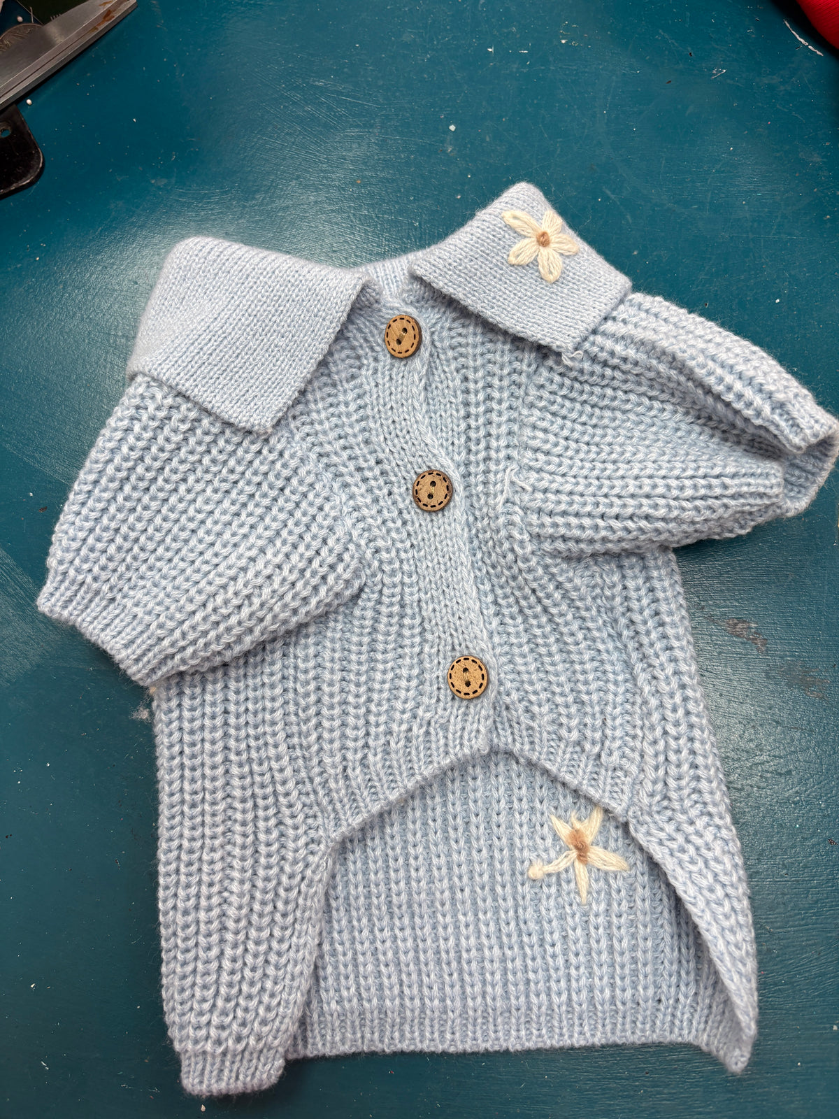 Daisy Jumper Buttoned Cardigan