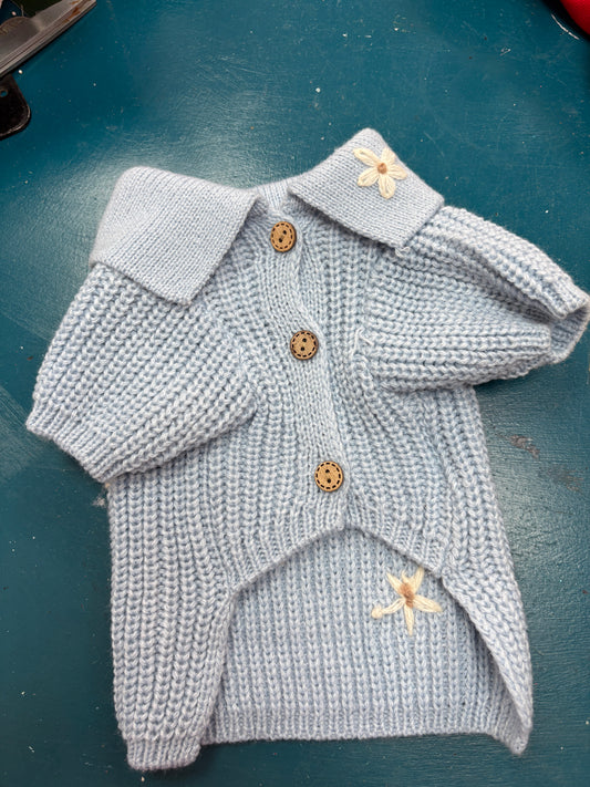 Daisy Jumper Buttoned Cardigan