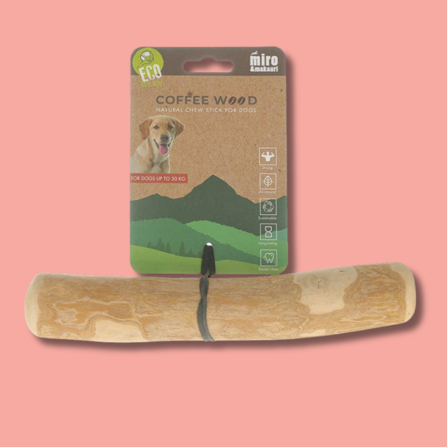 Miro & Makauri - Coffee Wood Dog Chew (3 Sizes)