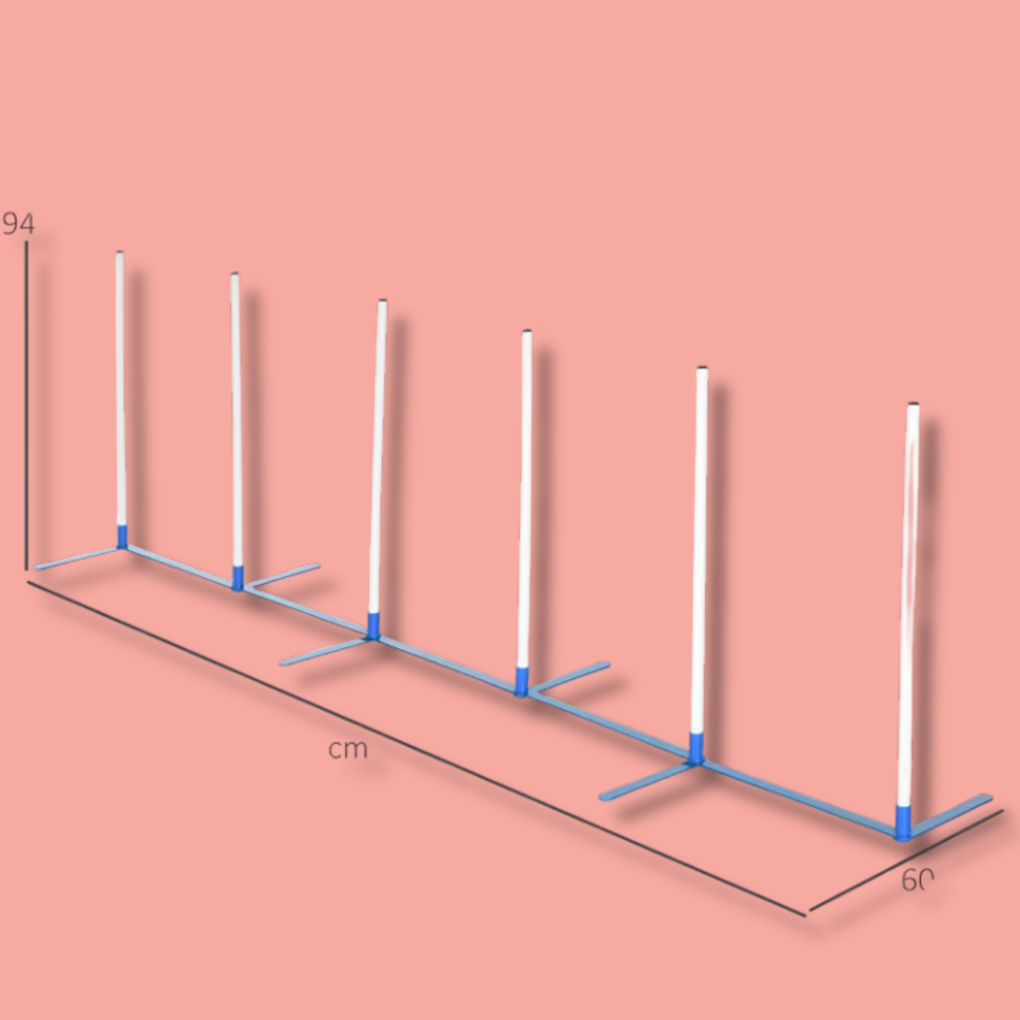 Pawhut - Agility Weave Poles