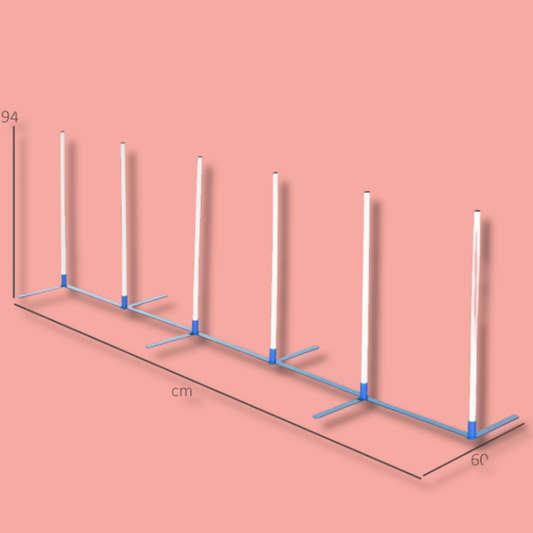 Pawhut - Agility Weave Poles