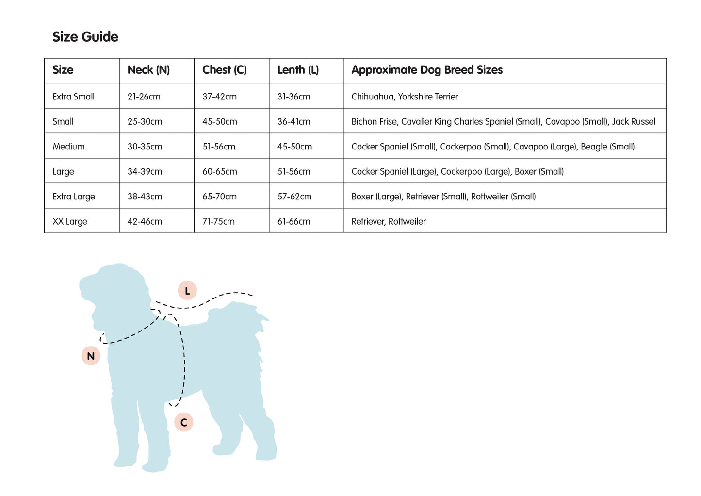 Pet Wiz - Four Legged Dog Fleeces - Wide Range of Sizes & Colours
