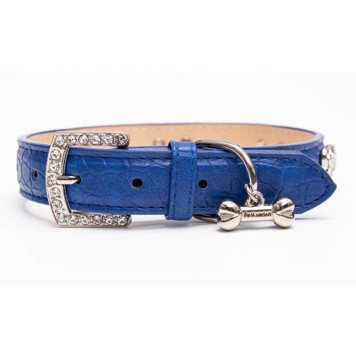 PetLondon - Bling Crystal Dog Collar Colbalt