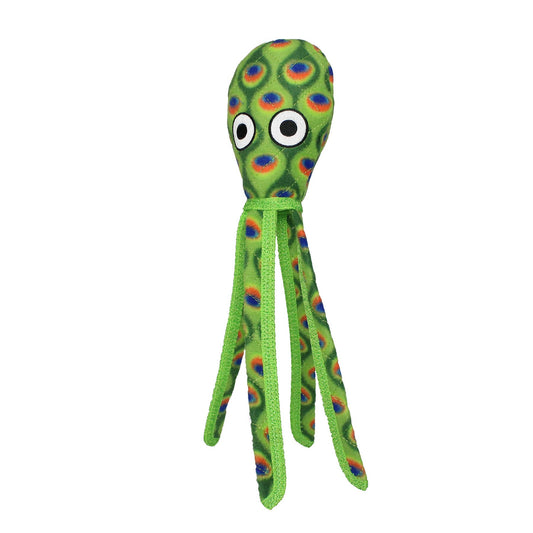 Tuffy Dog Toys - VIP Products - Tuffy Ocean Squid - Green, Durable, Tough, Squeaky Dog Toy