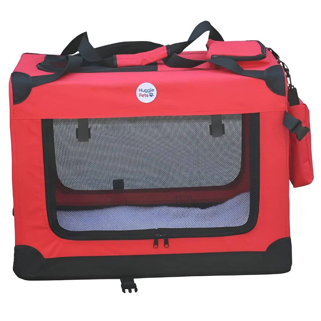 HugglePets - HugglePets Fabric Crate Foldable Pet Carrier