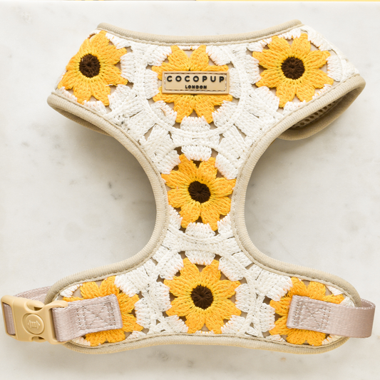 Cocopup London - Sunflower Patch Adjustable Neck Harness