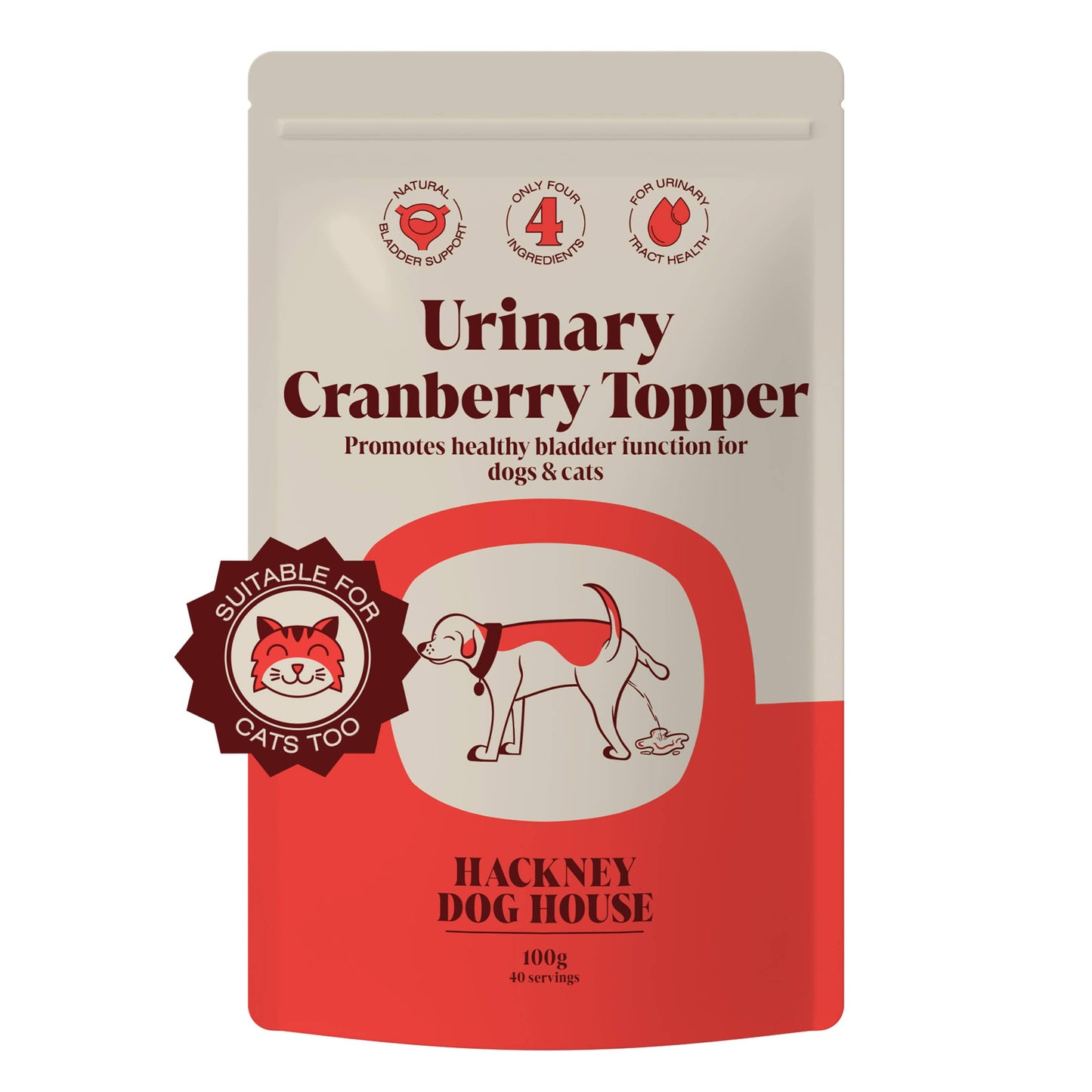 Urinary Cranberry for Dogs | 40 Servings | (RRP: £16.95)