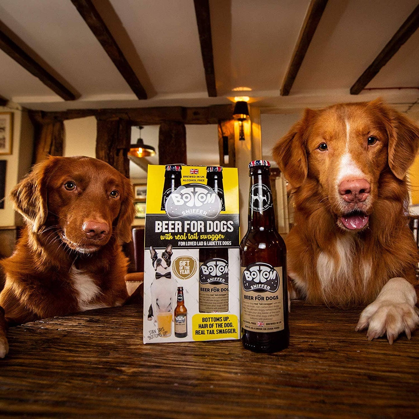Woof&Brew Bottom Sniffer 'Beer' For Dogs Duo Pack