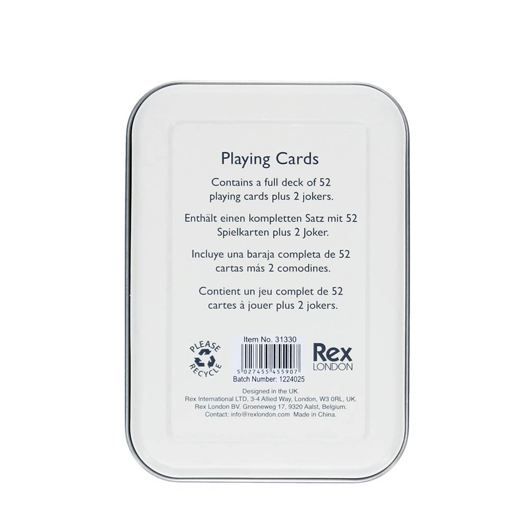 Rex B2B - UK - Playing cards in a tin - Dog Park