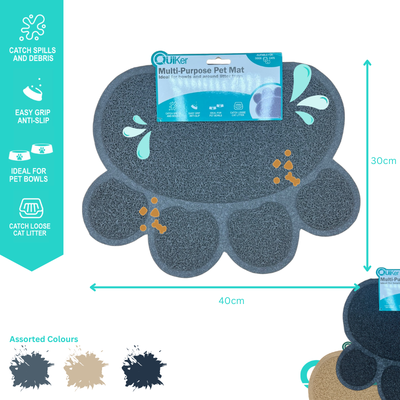 Quiker Pet Products - Multi-Purpose Pet Place/Litter Mat - 6 Pack inner