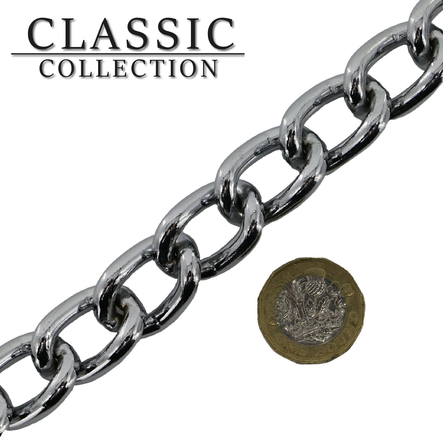 Ancol Pet Products Ltd - Heritage  Collection Leather & Chain Lead TAN