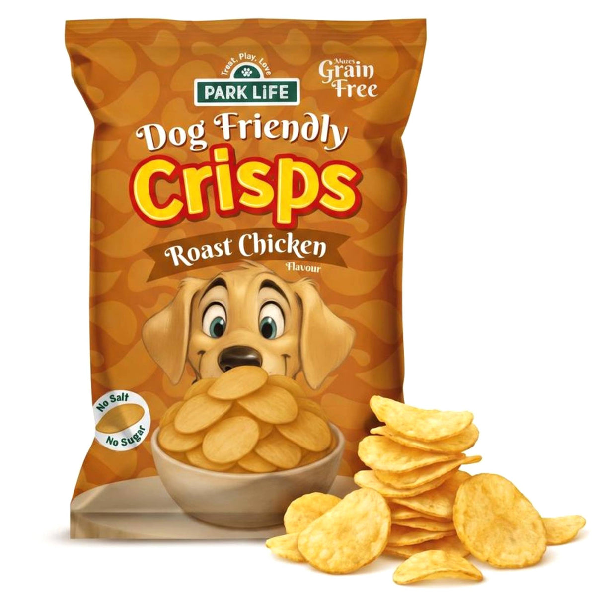PARK LiFE - Dog Friendly Crisps Chicken Flavour Crisps 50g