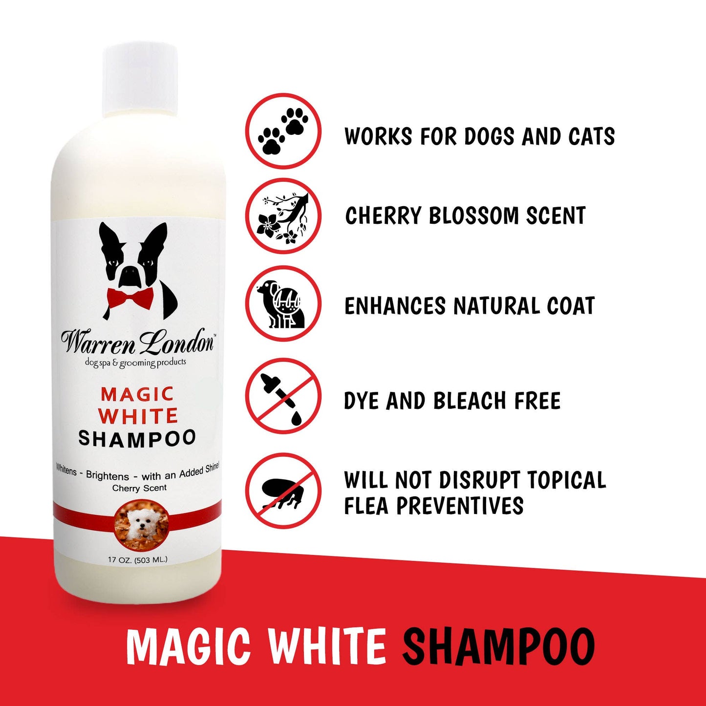 Shampoo: Magic White - 2 Sizes