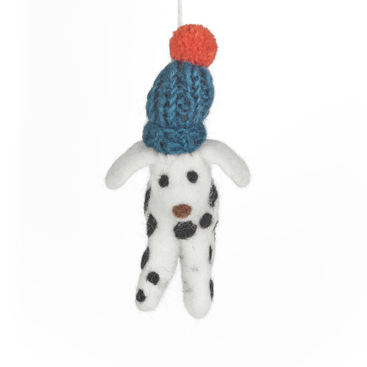 Felt So Good - Handmade Needle Felt Dotty the Dog Hanging Decoration