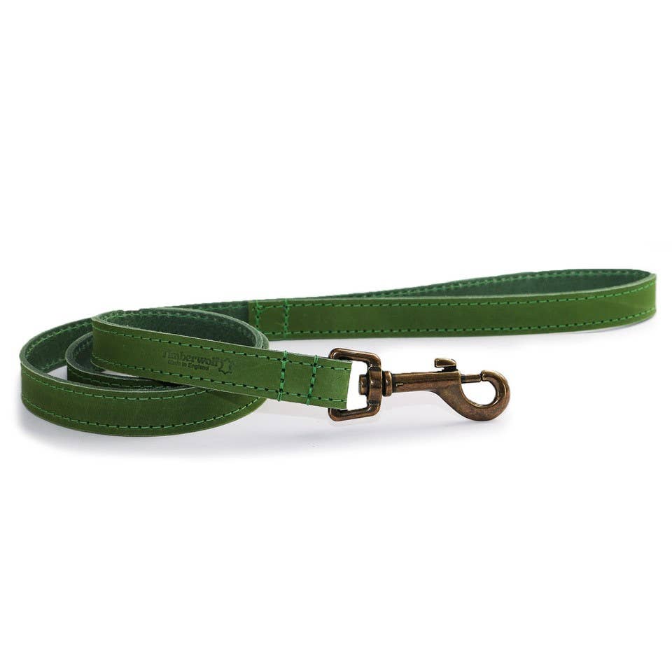 Ancol Pet Products Ltd - Timberwolf Leather Lead - various colours- 1m x 19mm