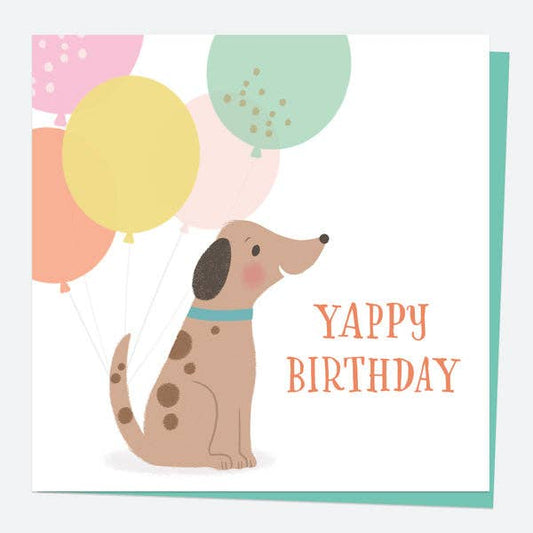 Dotty About Paper - Dog Birthday Card - Yappy Birthday