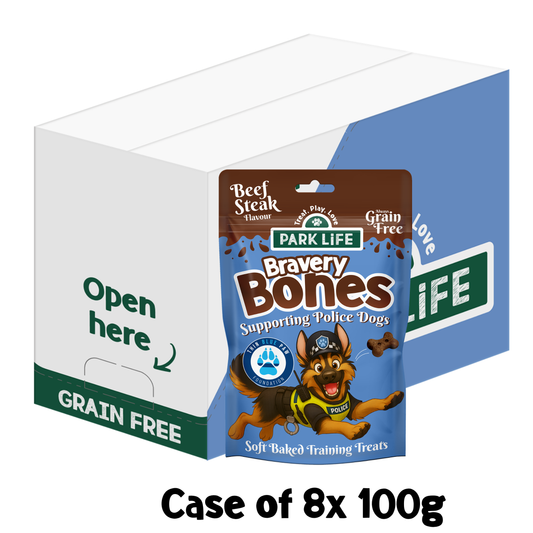 PARK LiFE - Bravery Bones Beef Steak Flavour 100g 8 PACK