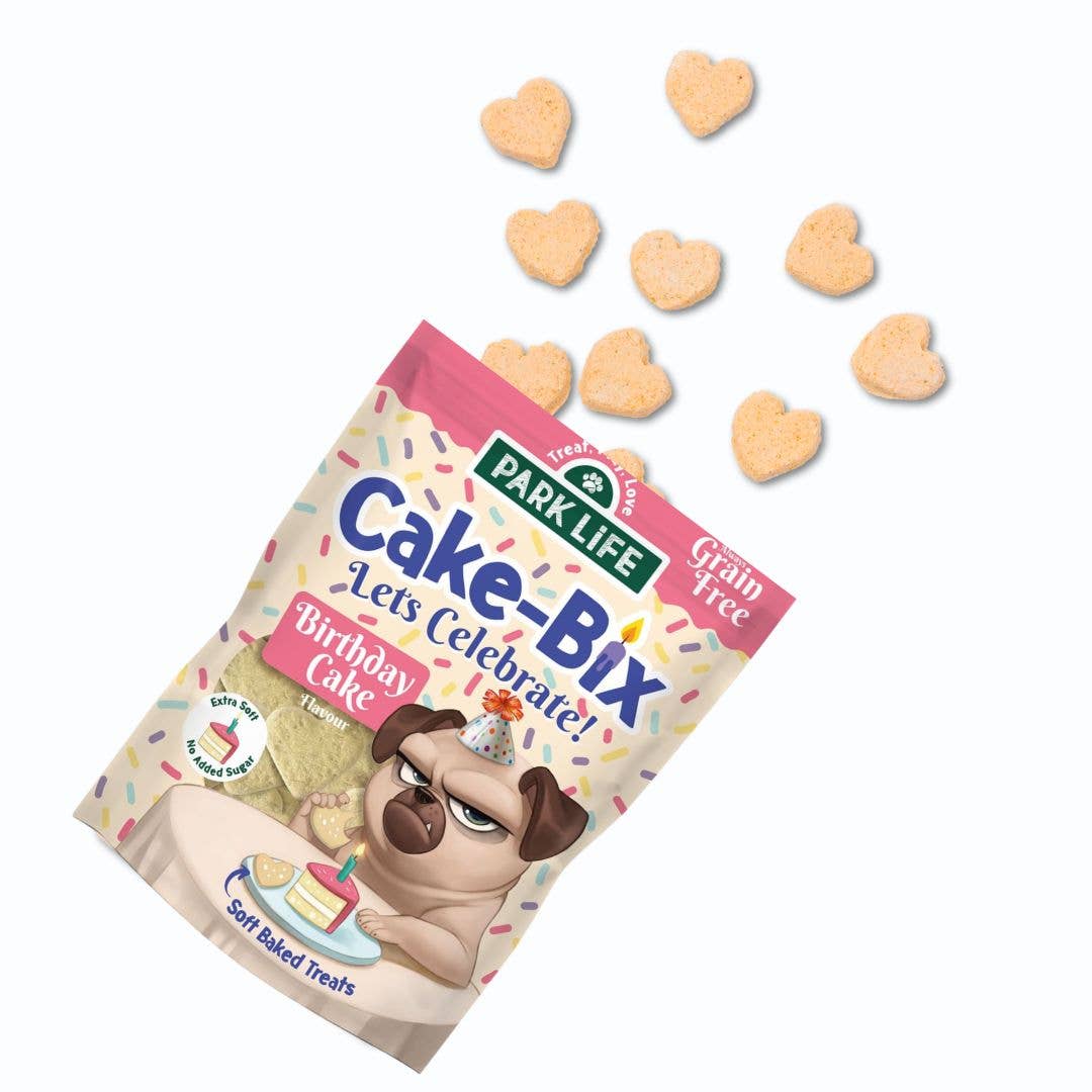 PARK LiFE - Cake-Bix Dog Biscuits Birthday Cake Flavour 100g