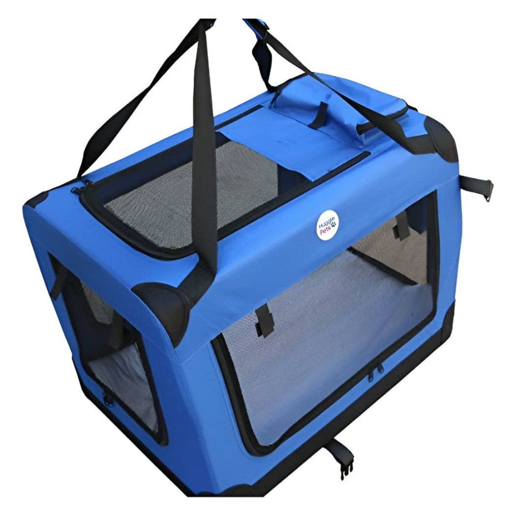 HugglePets - HugglePets Fabric Crate Foldable Pet Carrier