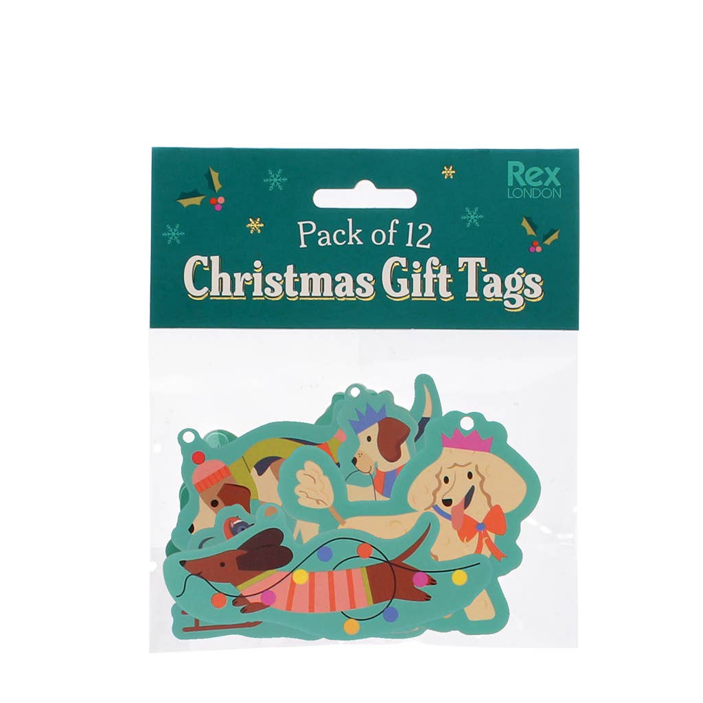 Rex B2B - UK - Christmas gift tags (pack of 12) - Festive Friends