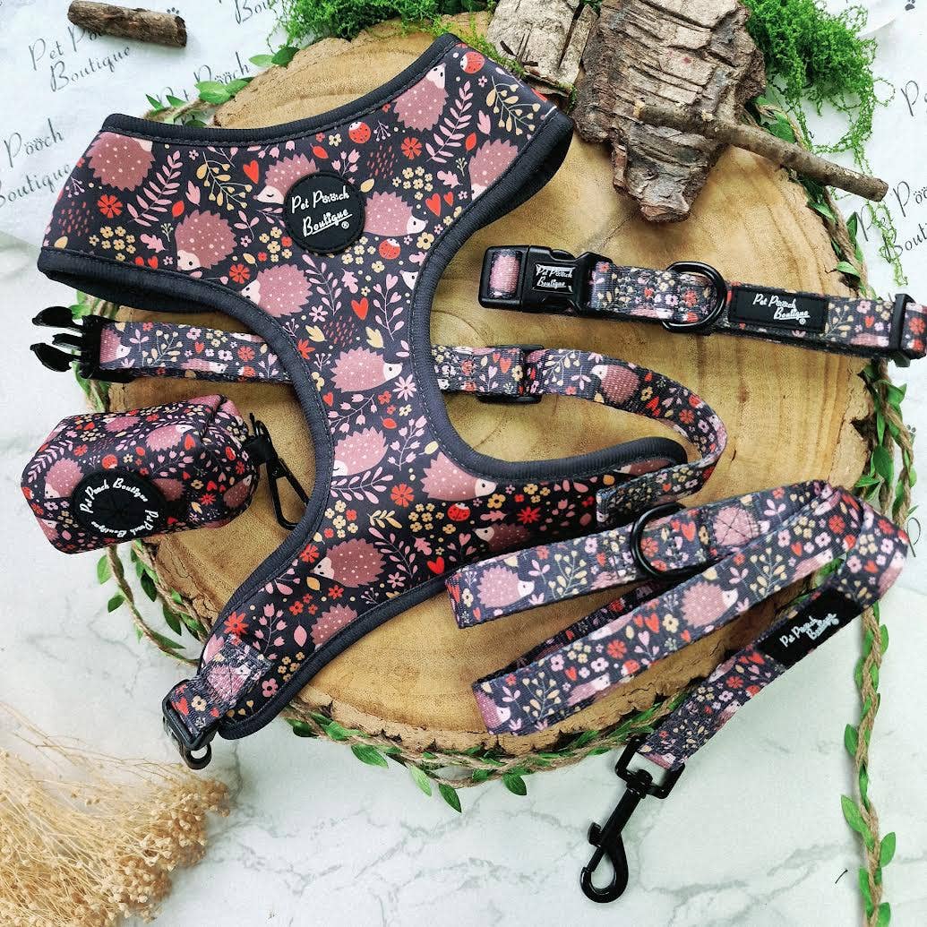 Pet Pooch Boutique - Woodland Hedgehog Dog Lead (autumn/animals)
