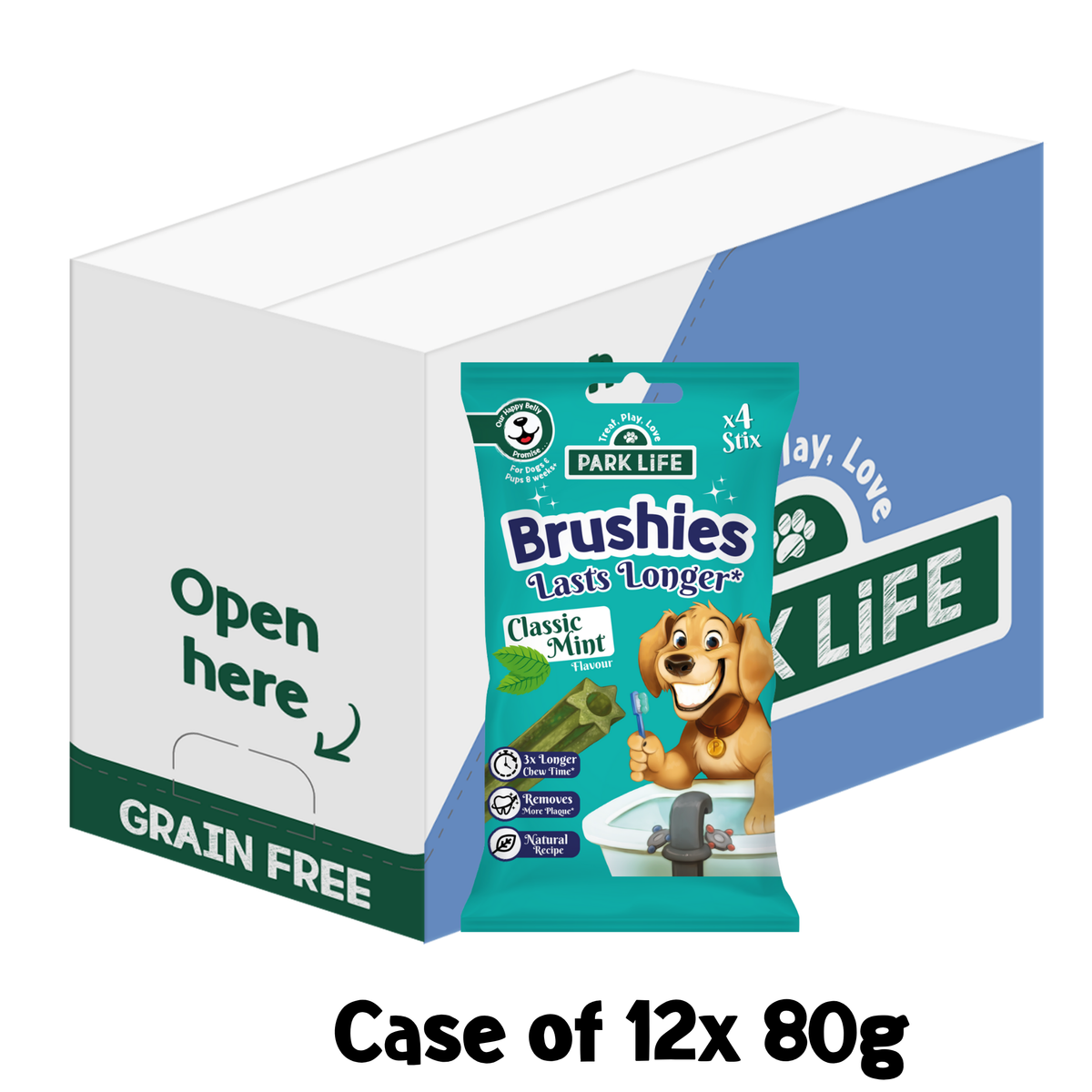 PARK LiFE - PARK LiFE Brushies Apple & Mint Flavour 80g