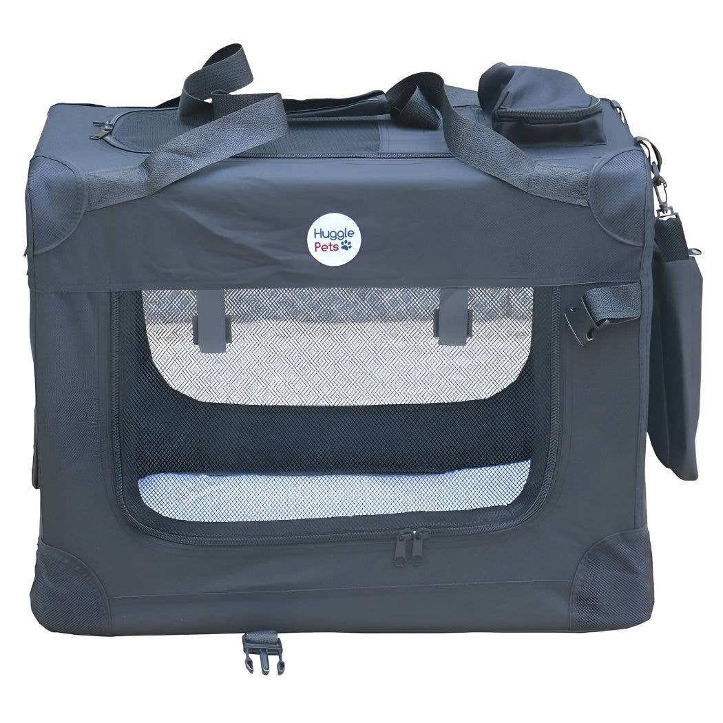 HugglePets - HugglePets Fabric Crate Foldable Pet Carrier