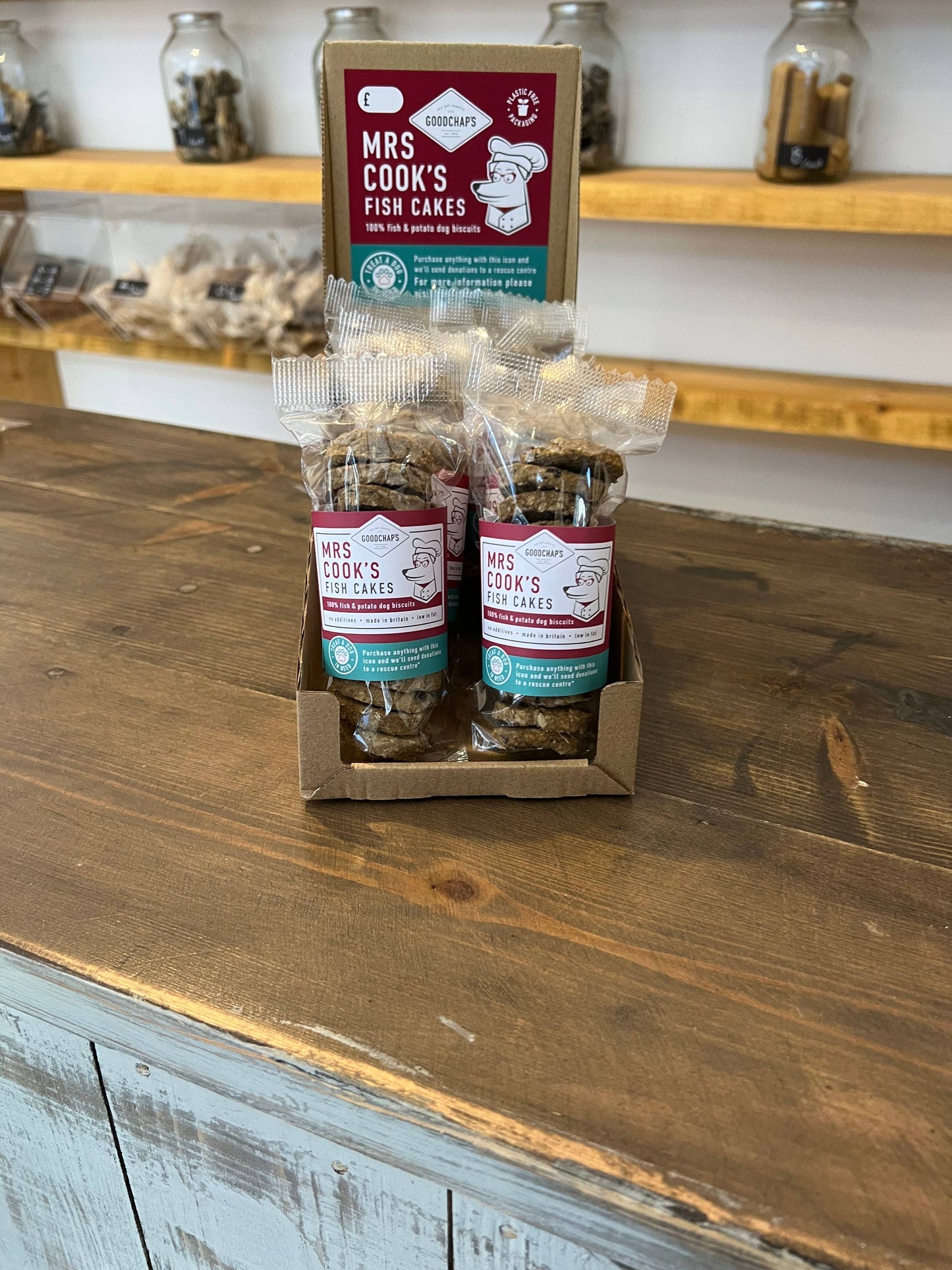 Goodchap's - Mrs Cook's Fish Cakes | Natural Dog Treats 
