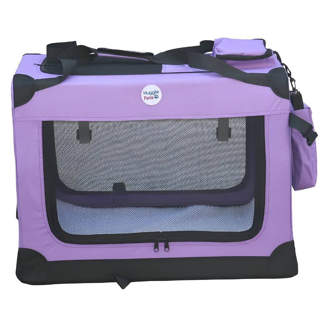 HugglePets - HugglePets Fabric Crate Foldable Pet Carrier