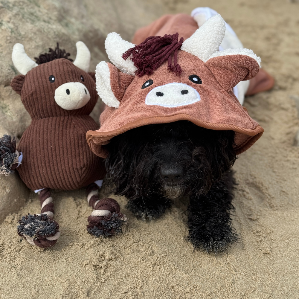 Cocopup London - Harold the Highland Cow Drying Robe
