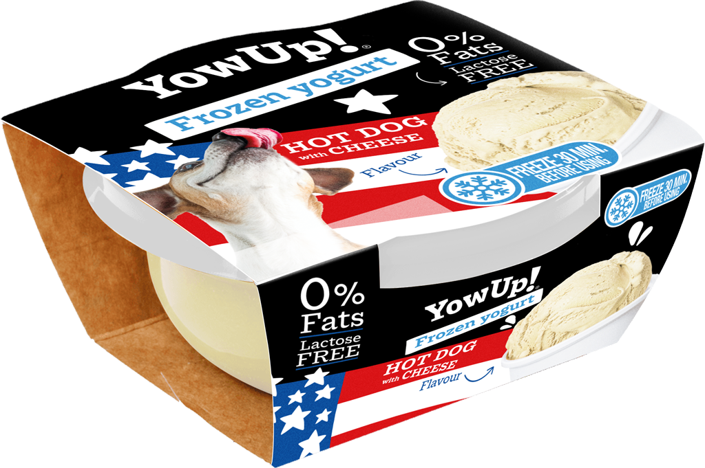Hofman Animal Care - YowUp! Frozen Yogurt YowUp Ice Cream Yogurt HOT DOG CHEESE