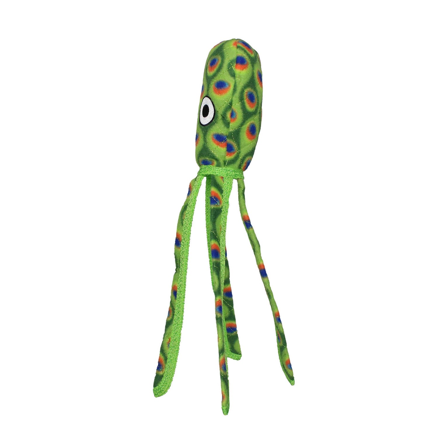 Tuffy Dog Toys - VIP Products - Tuffy Ocean Squid - Green, Durable, Tough, Squeaky Dog Toy