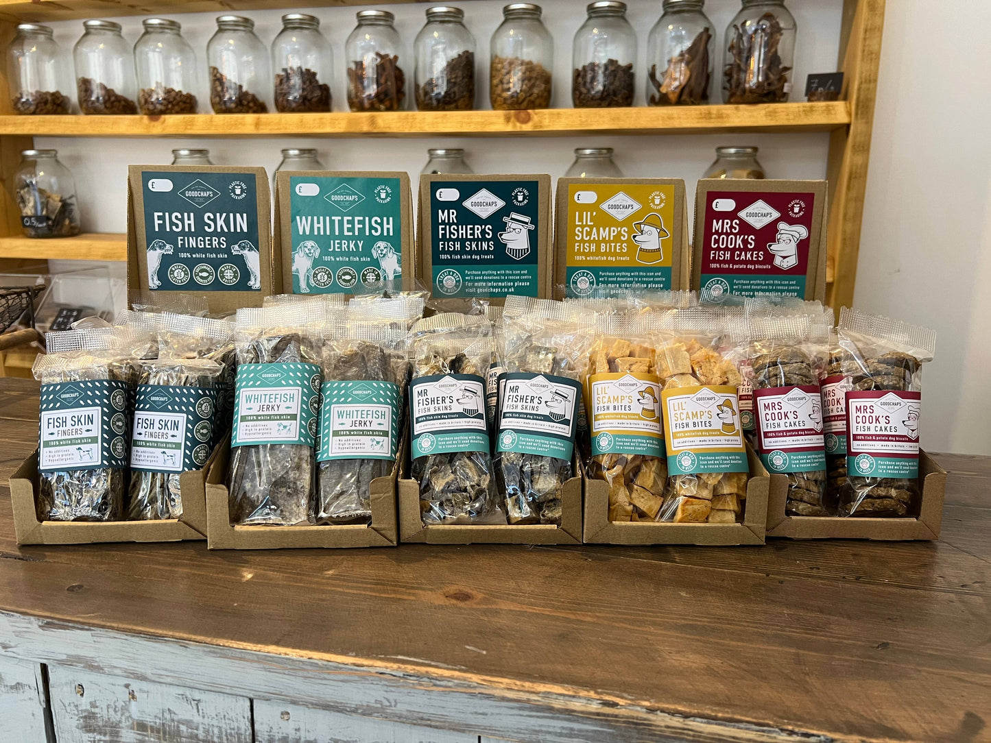 Goodchap's - Mrs Cook's Fish Cakes | Natural Dog Treats 
