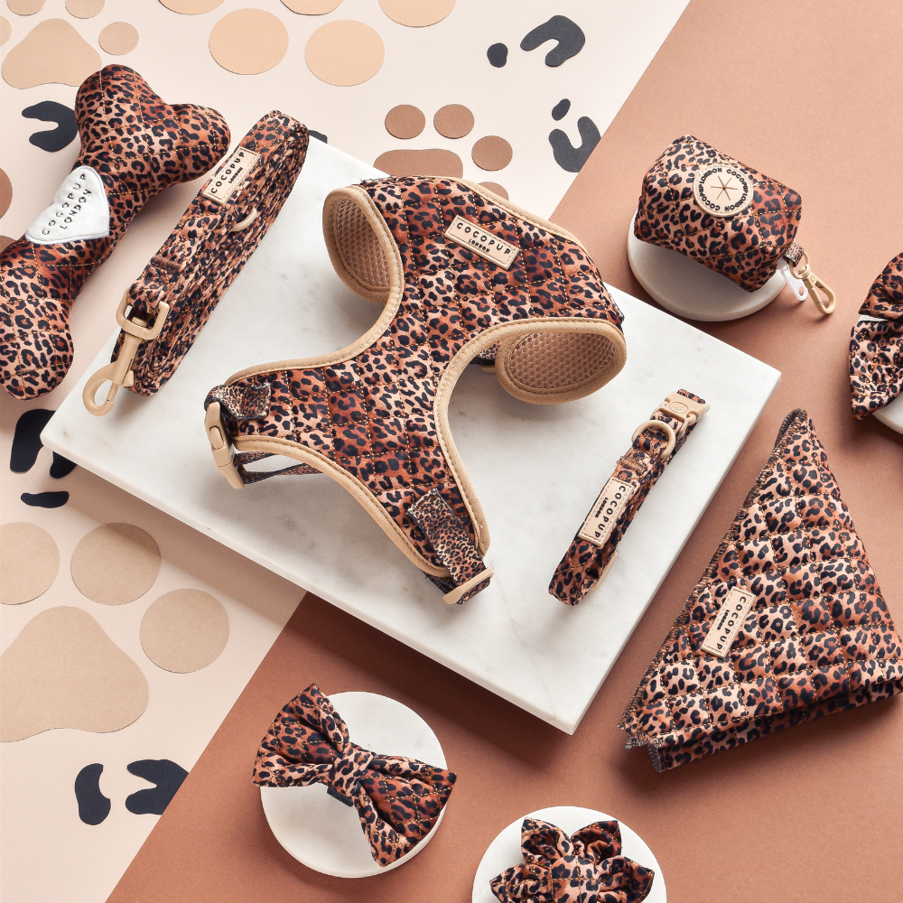 Cocopup London - Quilted Leopard Pup Lead