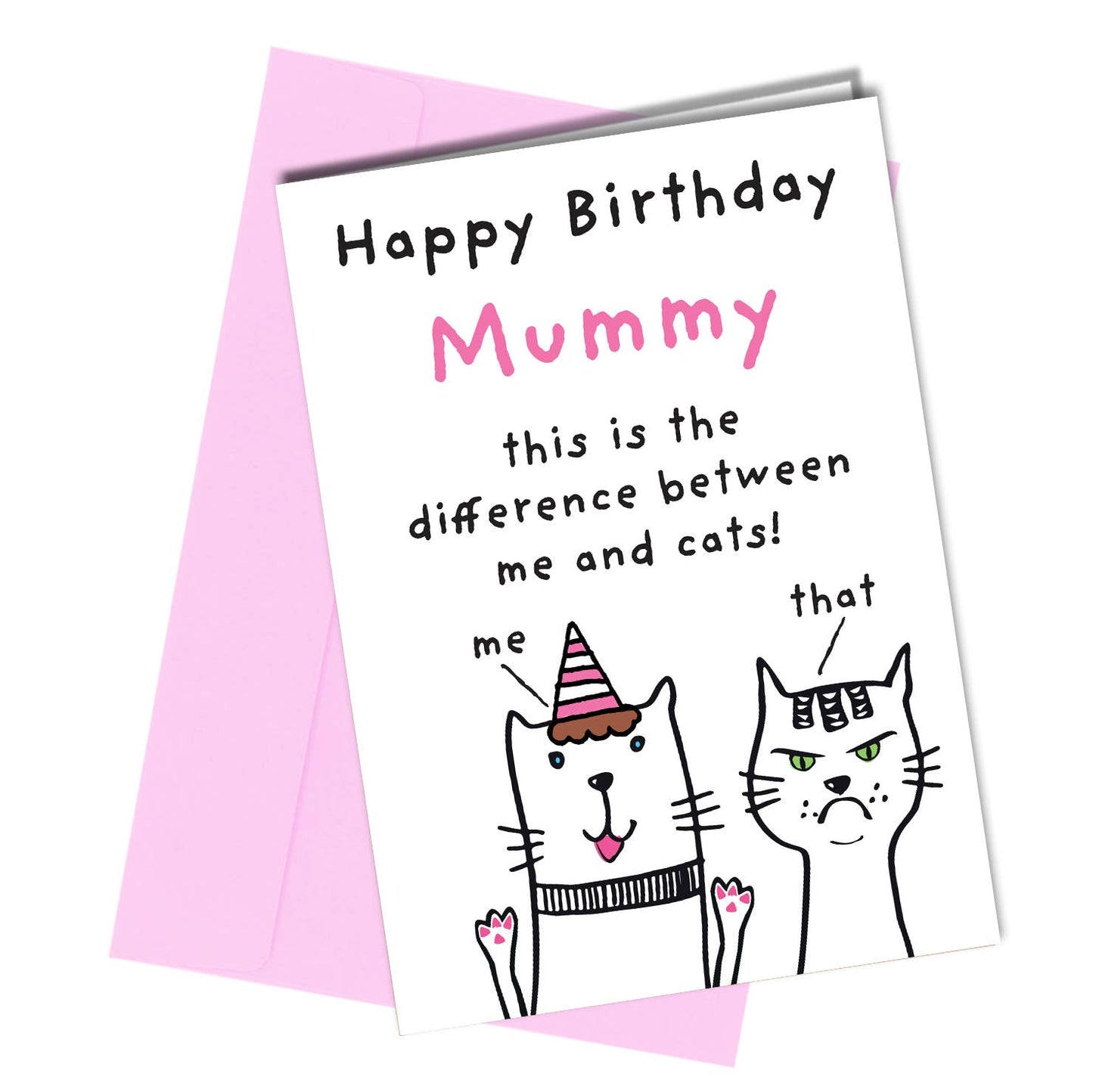 Mummy Birthday Card From The Dog / Funny / Cats / Pets #342