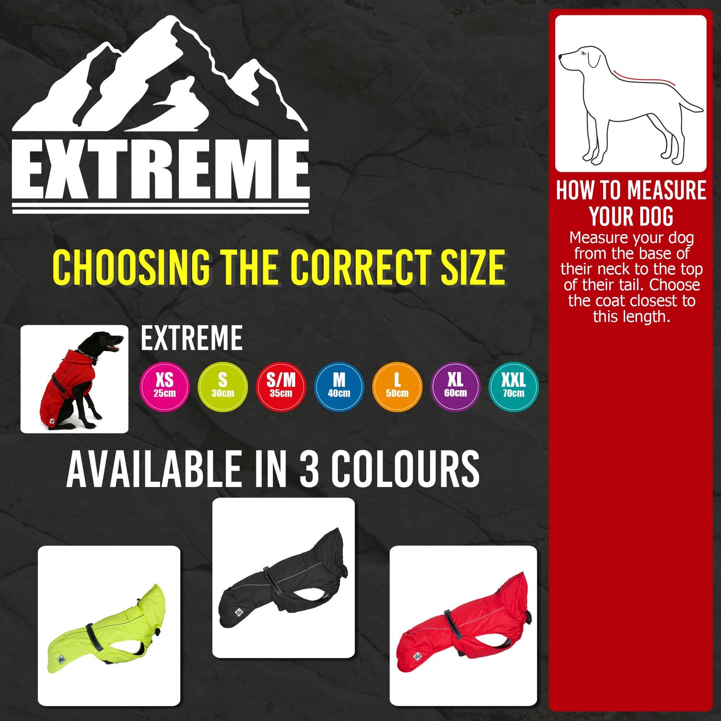Ancol Pet Products Ltd - Extreme Monsoon Dog Coat Black