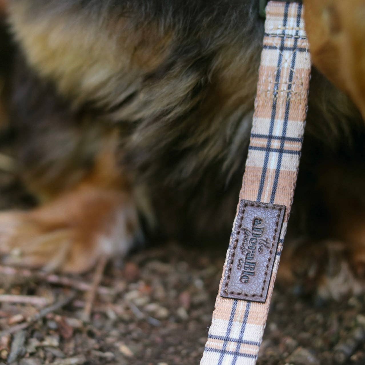 The aDoraBle Pooch Company - Heritage Dog Lead - Butterscotch Biscuit