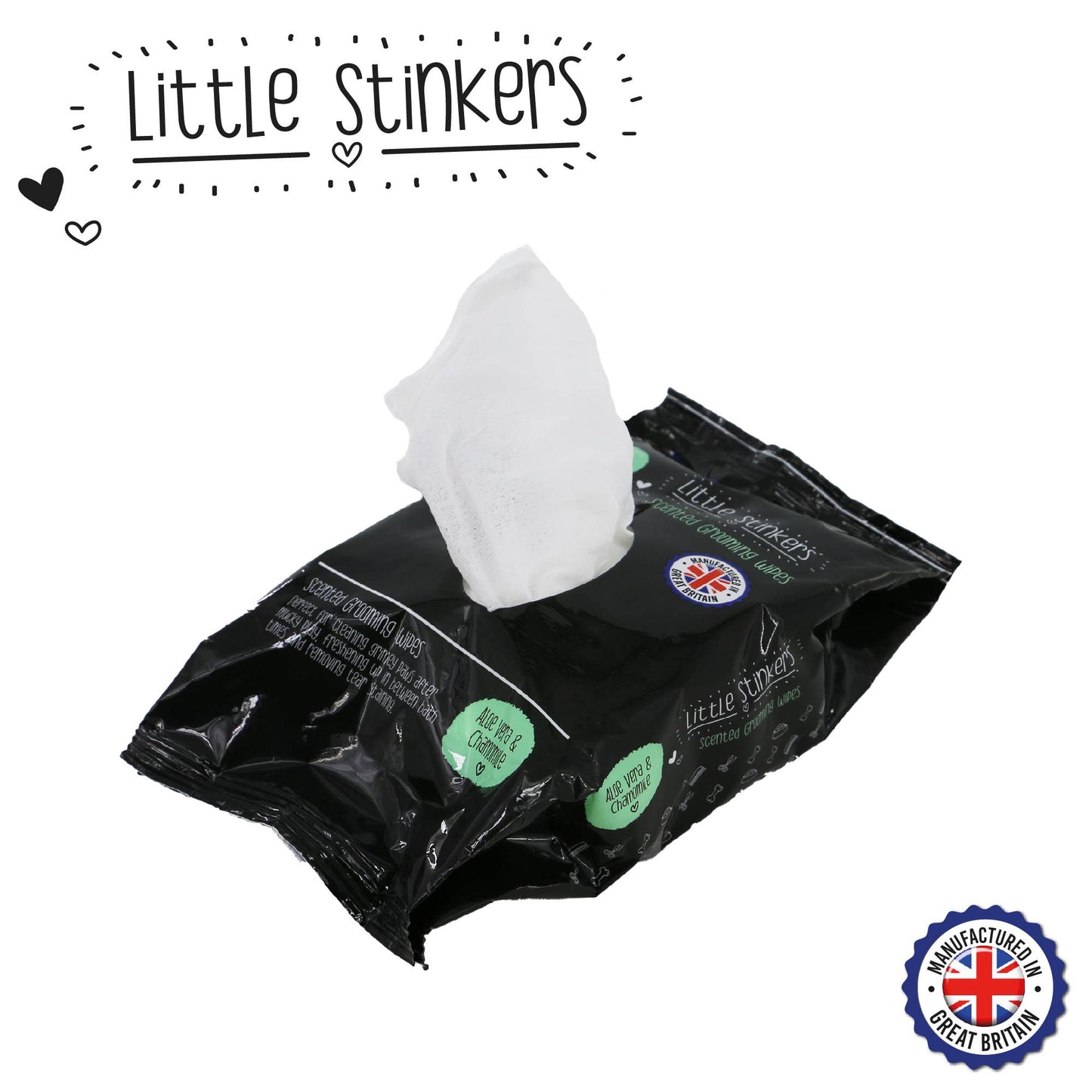 Ancol Pet Products Ltd - 40pk Compostable Scented Grooming Wipes for Dogs