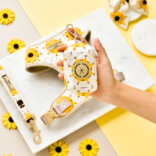 Cocopup London - Sunflower Patch Poop Bag Holder
