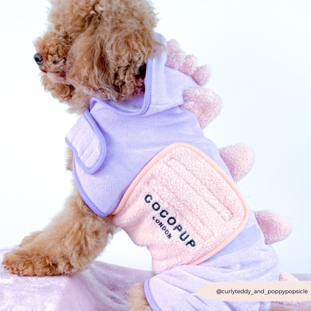 Cocopup London - Nessie the Dino Drying Robe