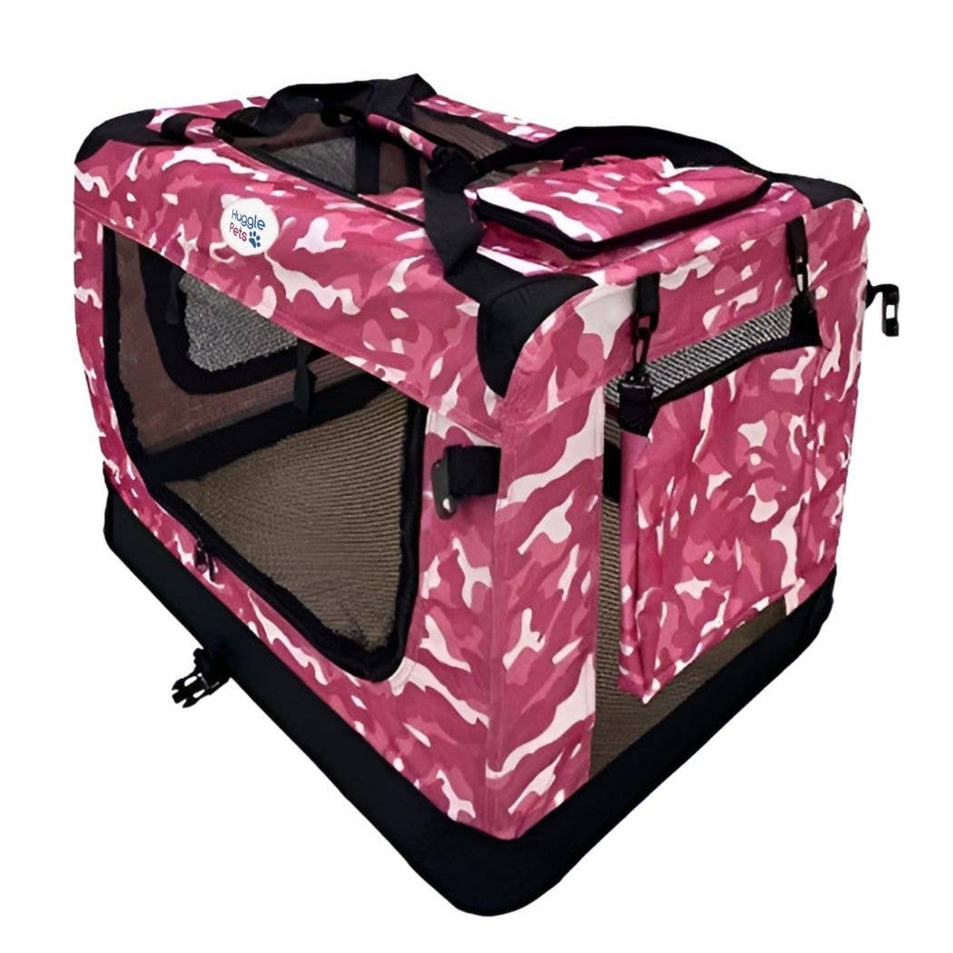 HugglePets - HugglePets Fabric Crate Foldable Pet Carrier