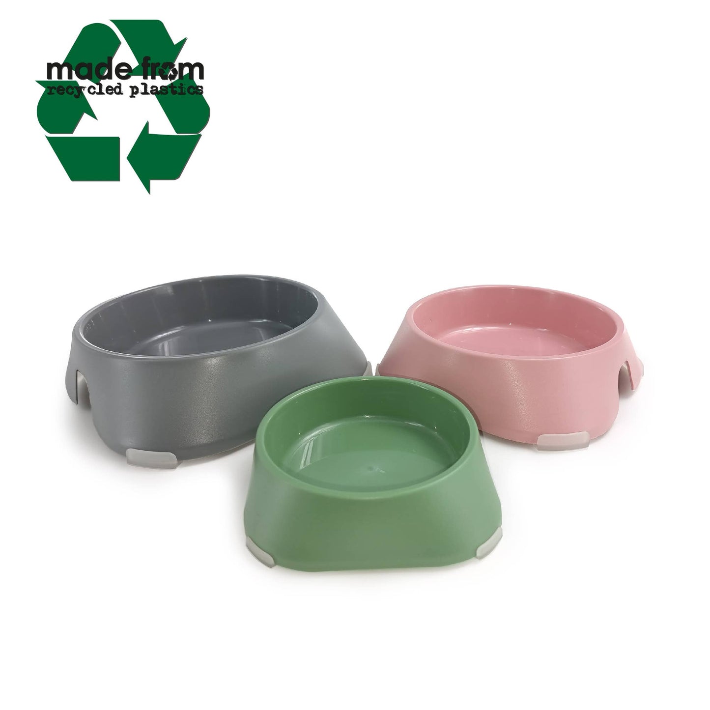 Ancol Pet Products Ltd - Large Feeding Bowl Made From Recycled Plastics- Green