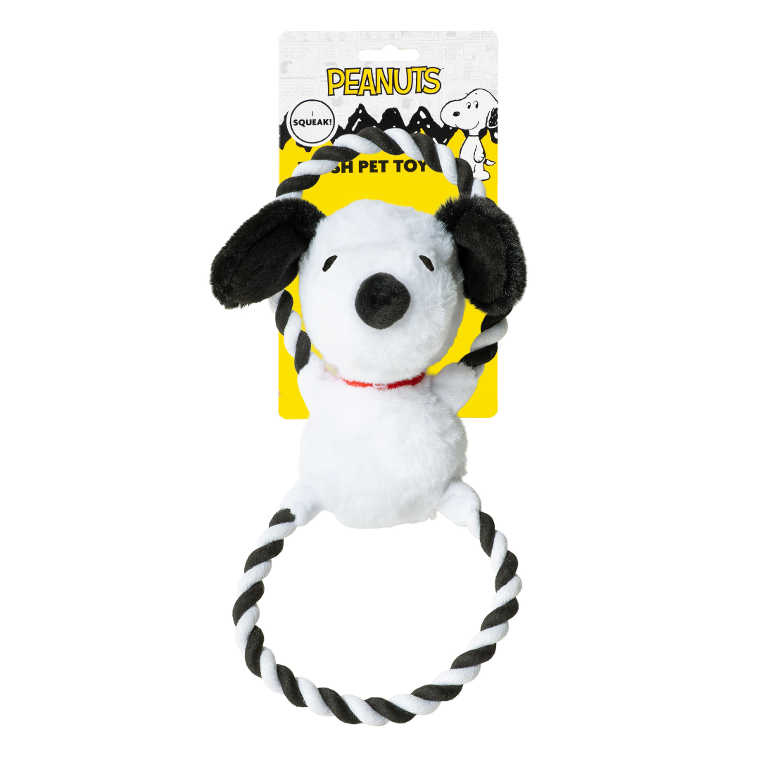 Fizz Creations Ltd - UK - Peanuts Plush Rope Ring Pet Dog Toy