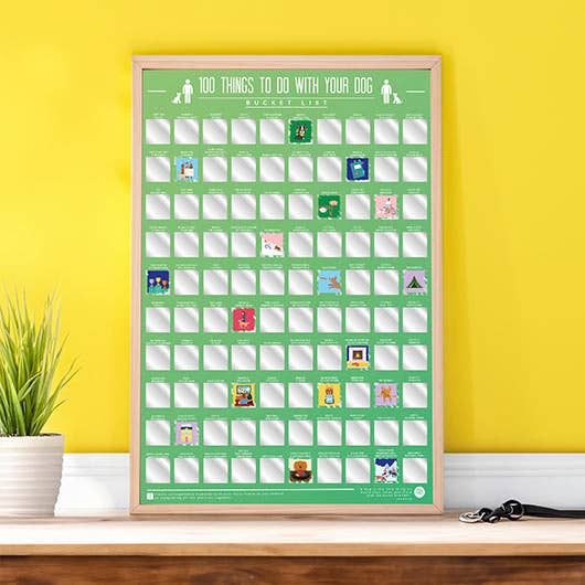 Gift Republic - 100 Things To Do With Your Dog Poster