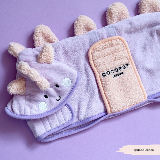 Cocopup London - Nessie the Dino Drying Robe