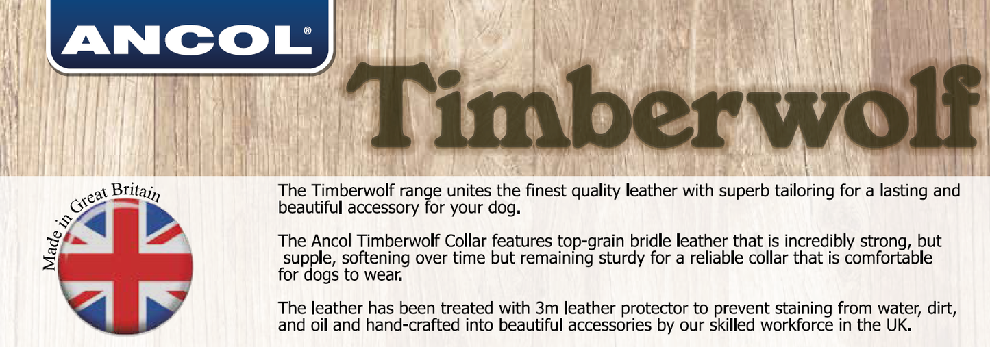 Ancol Pet Products Ltd - Timberwolf Leather Collar Blue