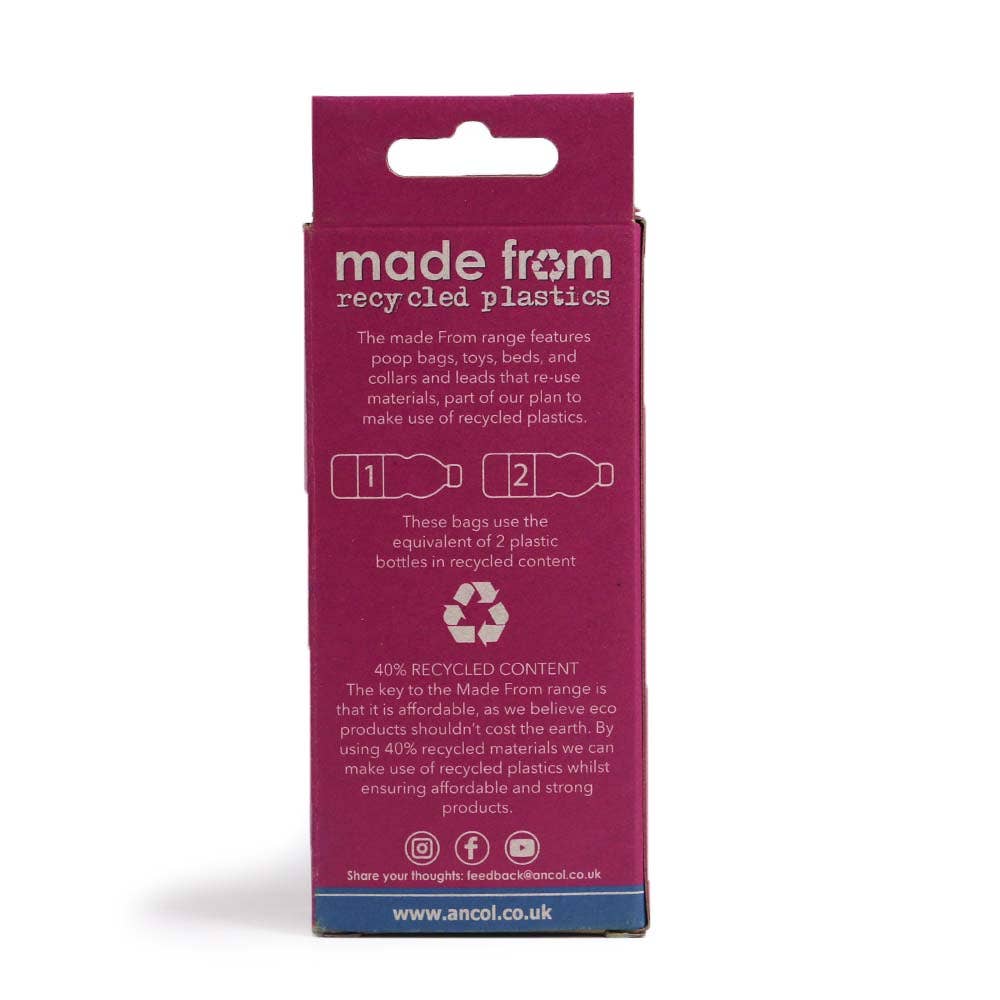 Ancol Pet Products Ltd - Made From Scented Poop Bag 4 Refill Pack
